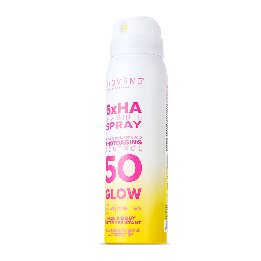 INVISIBLE SPF50 Photoaging Control Spray with 6 types of Hyaluronic Acid for Face &amp; Body