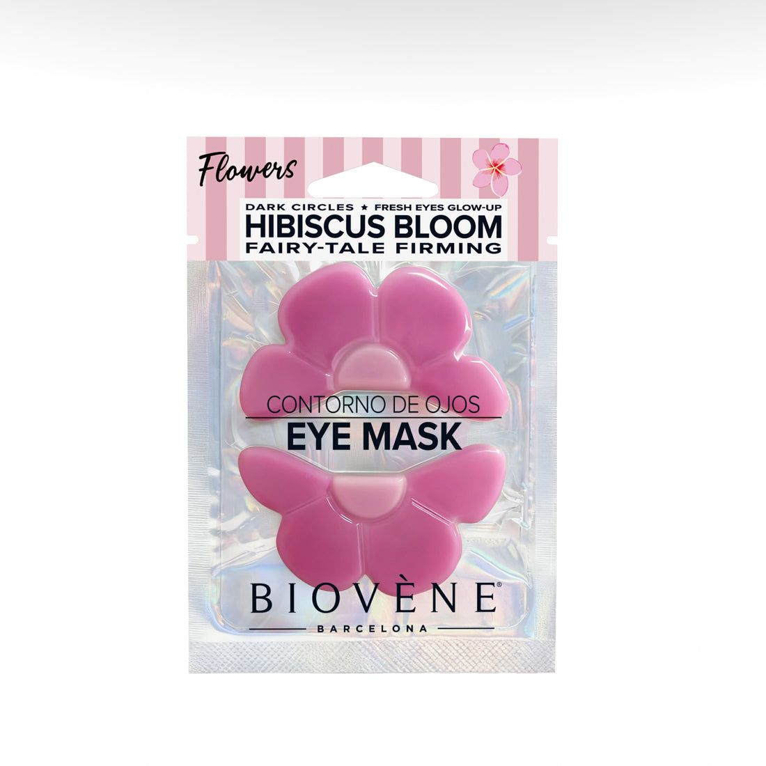 HIBISCUS BLOOM  Fairy-Tale Firming! Eye Pad Mask for Dark Circles and Eye Contour Puffiness